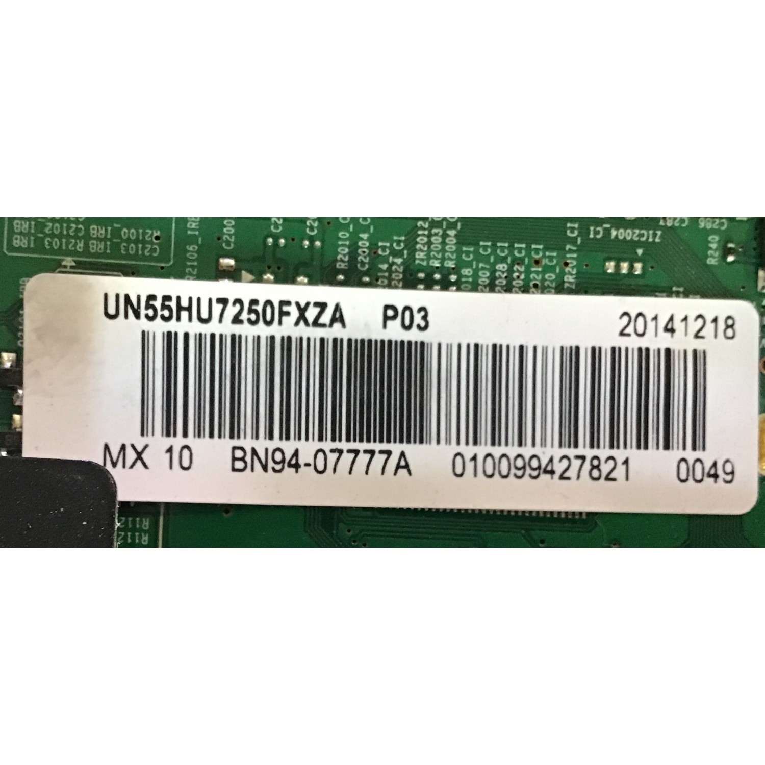 KIT DE TARJETAS PARA TV SAMSUNG / MAIN BN94-07777A / BN41-02257A / BN97-08902A / T-CON LJ94-30167G / BN96-30712A / VD_STV5565EU22BC6LV0.3 / FUENTE BN4400781A / L55C4_EHS / BN44-00781A / PANEL CY-VH055FGLV1H / LSF550FJ03-G02 / MODELO UN55HU7250FXZA TH01 - Imagen 3